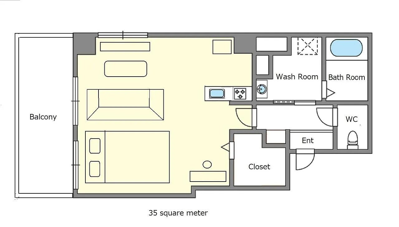 Apartment Forest Inn Tenjinminami Fukuoka  Japan